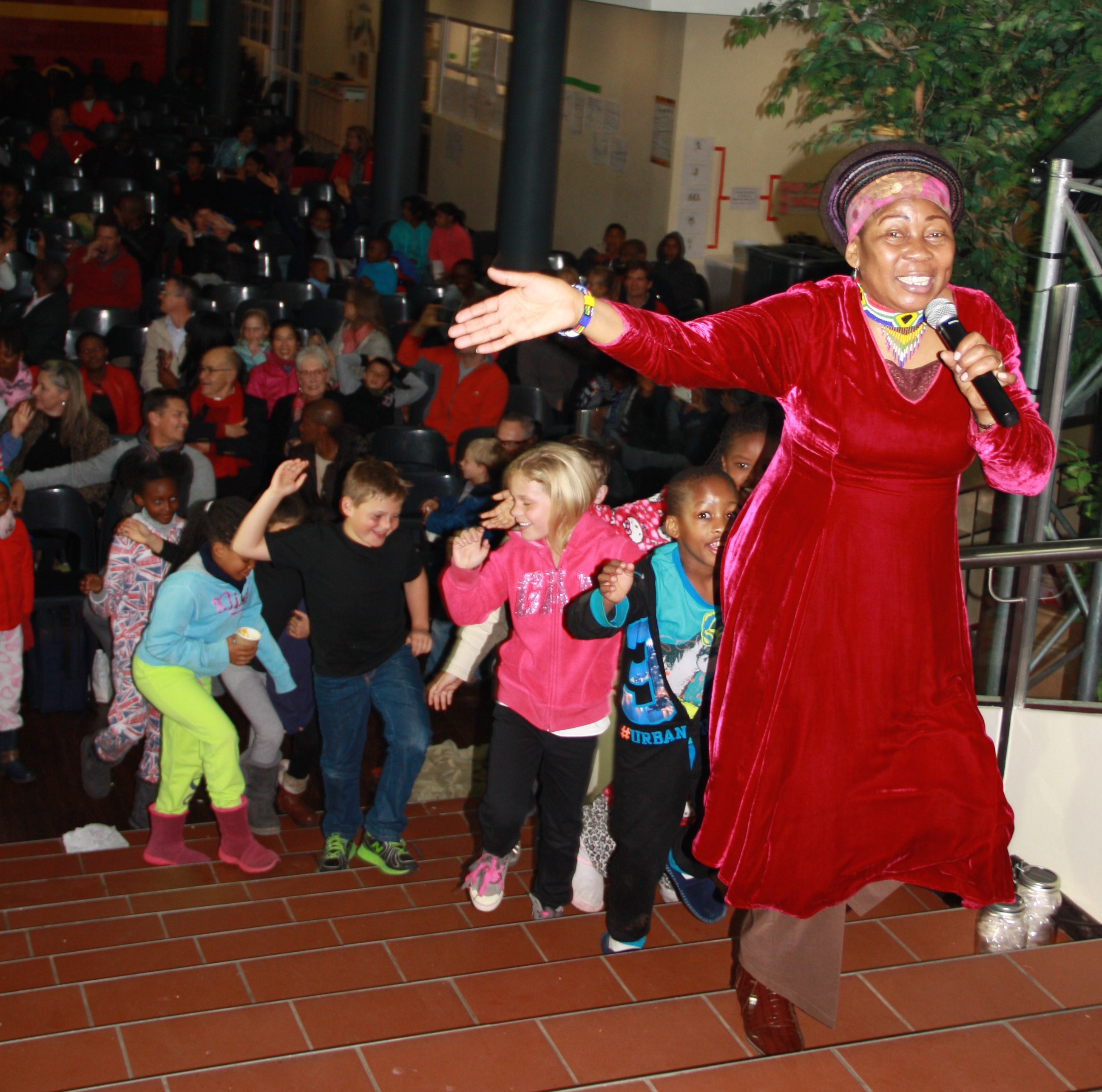 Building A Tree Of Books With Mama Gcina Mhlophe News St Peter S Schools Ahead Of The Game Behind Every Child